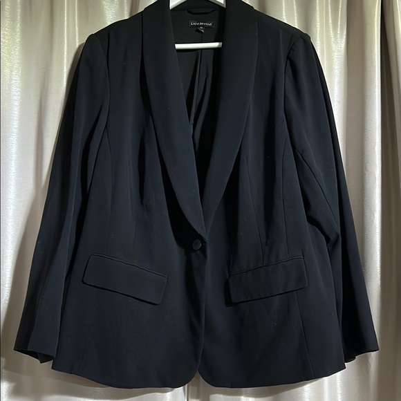 Lane Bryant Black Professional Blazer Structured Shoulders - Picture 1 of 4